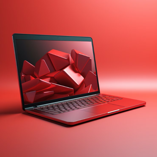Laptop Red