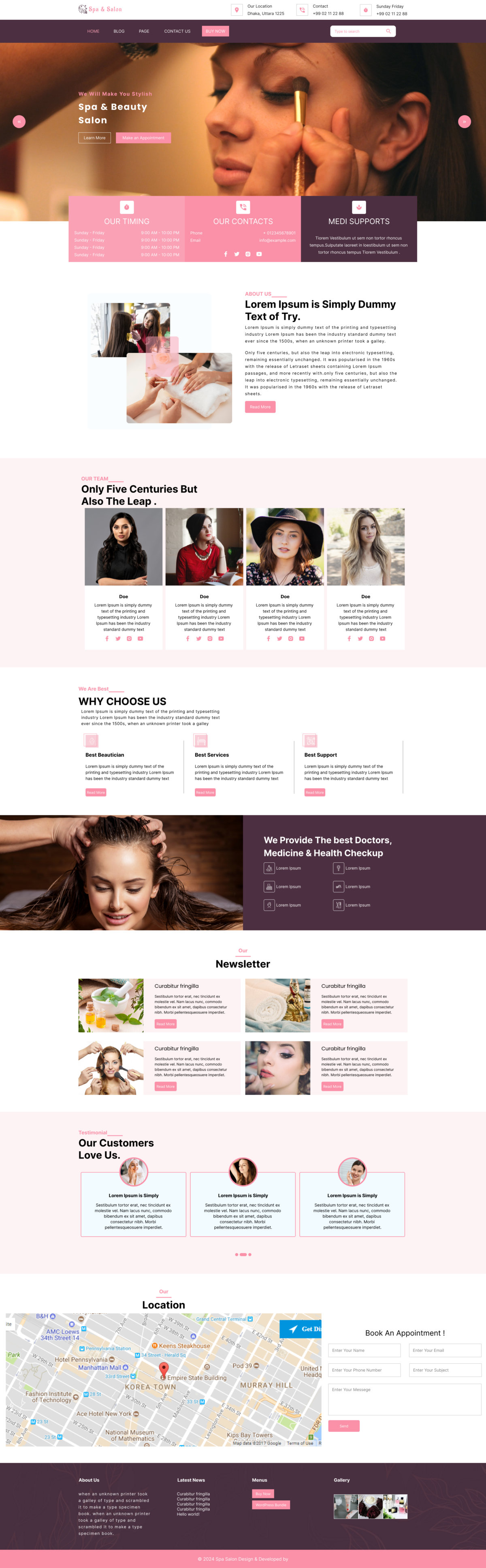 Skincare WordPress Theme