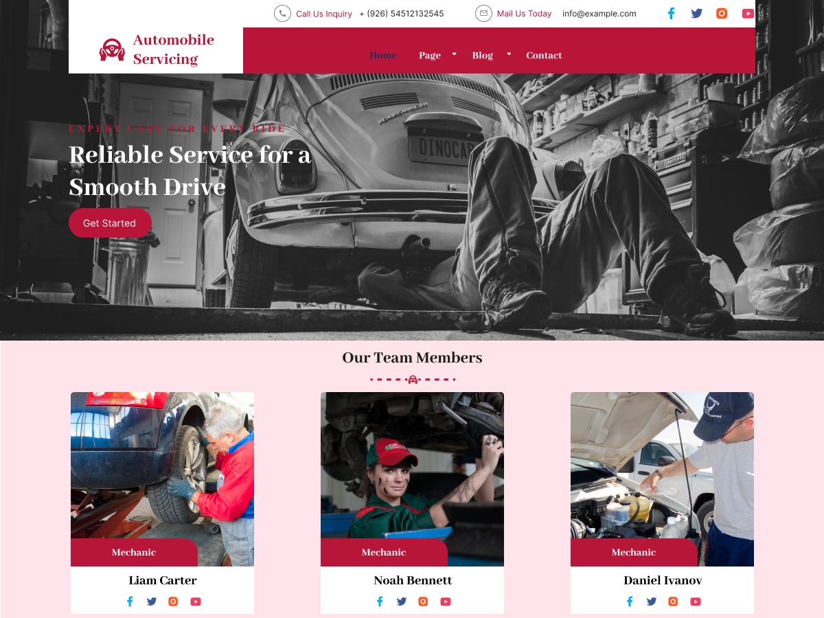 Free Car WordPress Theme