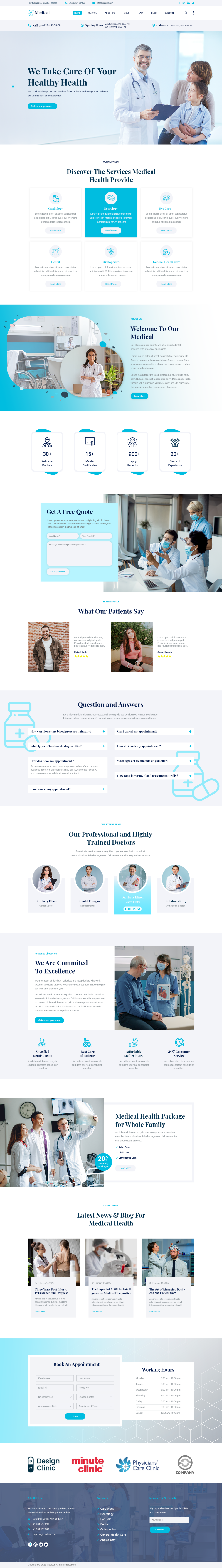 Trauma Center WordPress Theme